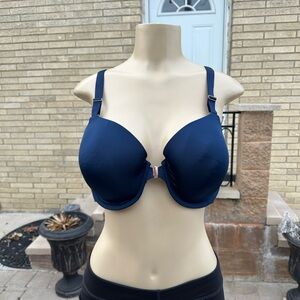 Soma Navy Front-Close bra size 38D